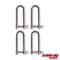 Extreme Max Extreme Max 3006.8201.4 BoatTector Stainless Steel Long D Shackle - 1/4", 4-Pack 3006.8201.4 - alternate 1